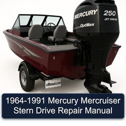1964-1991 Mercury Mercruiser Stern Drive Service Repair Workshop Manual PDF