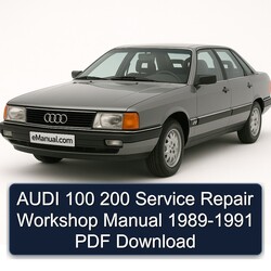 1989-1991 Audi 200 Service Repair Workshop Manual PDF