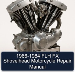 1966-1984 Flh Fx Shovelhead Motorcycle Service Repair Workshop Manual PDF