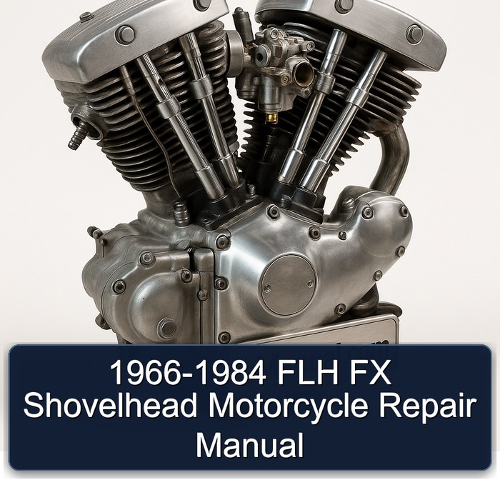 1966-1984 Flh Fx Shovelhead Motorcycle Service Repair Workshop Manual PDF