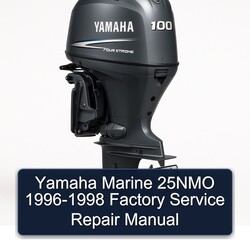 1996-1998 Yamaha Marine 25NMO Service Repair Workshop Manual PDF