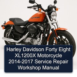 2014-2017 Harley Davidson Forty Eight XL1200X Motorcycle Service Repair Workshop Manual PDF
