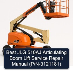 Best JLG 510AJ Articulating Boom Lift (p/n-3121181) Service Repair Workshop Manual PDF