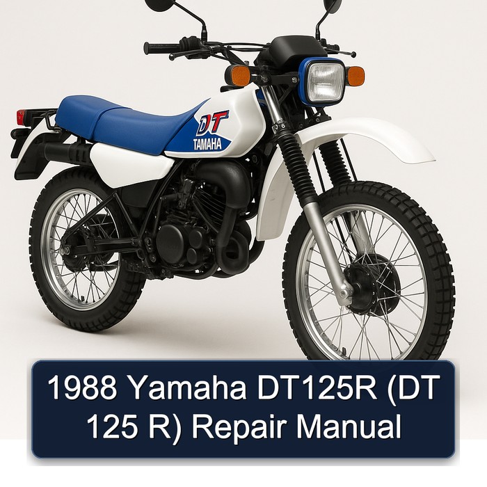 1988 Yamaha DT Models DT125R (dt 125 R) Service Repair Workshop Manual PDF