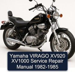 1982-1985 Yamaha Virago XV920 XV1000 Service Repair Workshop Manual PDF