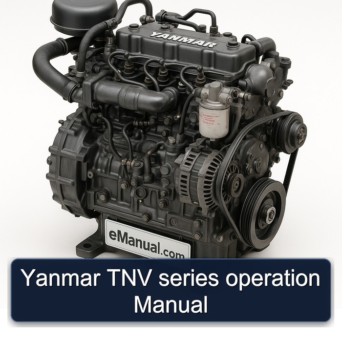 Yanmar TNV Series Operation Service Repair Workshop Manual PDF