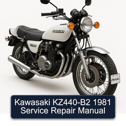 1981 Kawasaki KZ Series KZ440-B2 Service Repair Workshop Manual PDF
