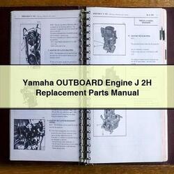 Yamaha Outboard Engine J 2H Replacement Parts Catalog PDF