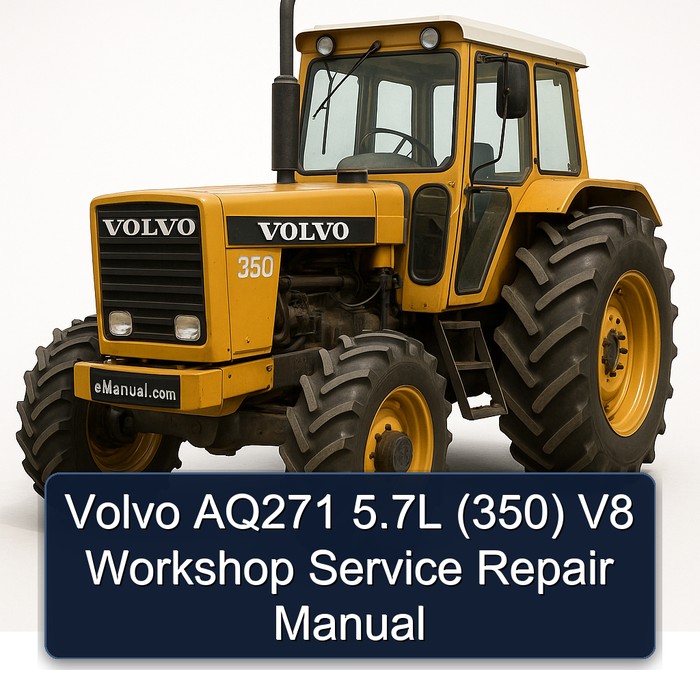 Volvo AQ271 5.7l (350) V8 350 Service Repair Workshop Manual PDF