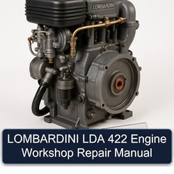 Lombardini LDA Series 422 Engine Service Repair Workshop Manual PDF