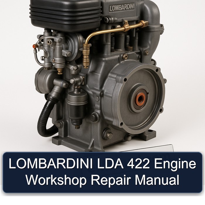 Lombardini LDA Series 422 Engine Service Repair Workshop Manual PDF
