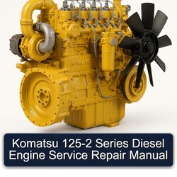 Komatsu 125 2 Series Diesel Engine Service Repair Workshop Manual PDF