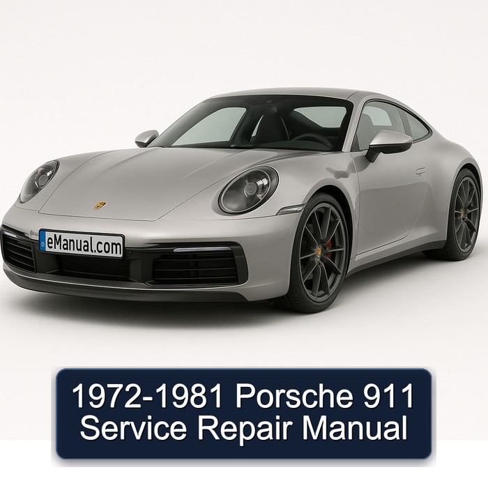1972-1981 Porsche 911 Service Repair Workshop Manual PDF
