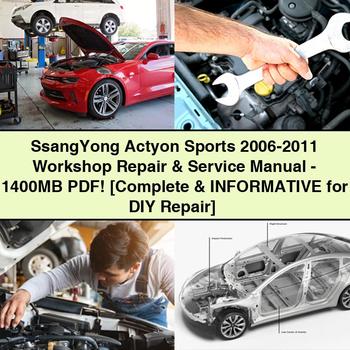 2006-2011 Ssangyong Actyon Sports - -1400mb [ Informative DIY ] Service Repair Workshop Manual PDF