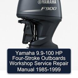 1985-1999 Yamaha 9.9-100 HP Four-stroke Outboards Service Repair Workshop Manual PDF