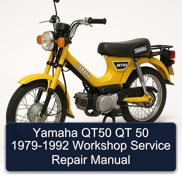 1979-1992 Yamaha QT50 MA50 QT 50 Service Repair Workshop Manual PDF