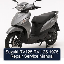 1975 Suzuki UY Step Models RV125 RV 125 Service Repair Workshop Manual PDF