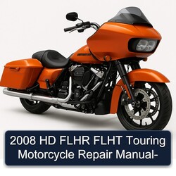 2008 Harley Davidson Touring HD Flhr Flht Motorcycle Service Repair Workshop Manual PDF