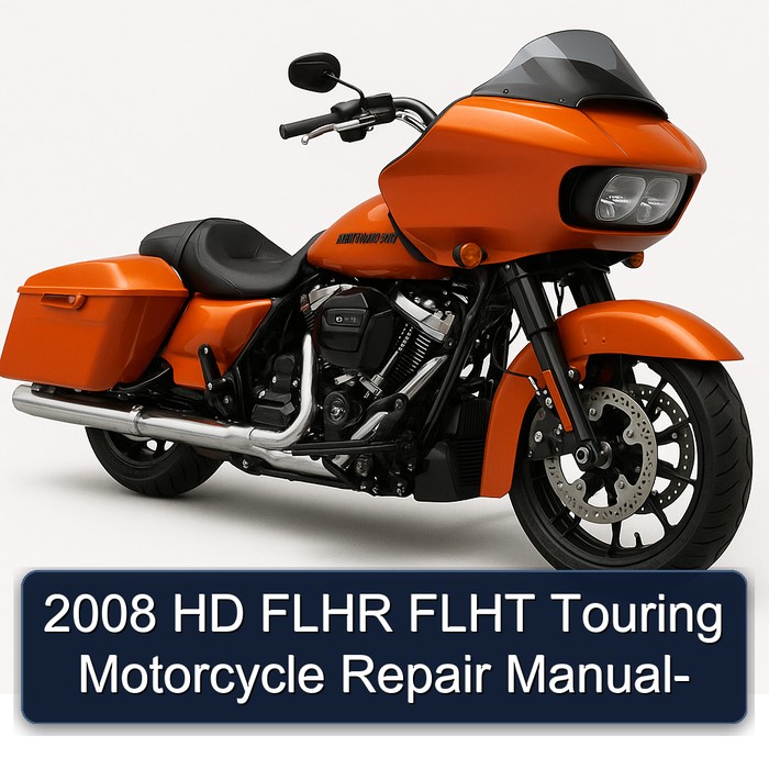 2008 Harley Davidson Touring HD Flhr Flht Motorcycle Service Repair Workshop Manual PDF