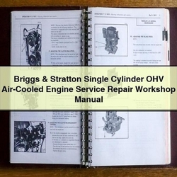 Briggs And Stratton Single Cylinder OHV Air-cooled Engine Service Repair Workshop Manual PDF