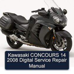 2008 Kawasaki Concours Models 14 Digital Service Repair Workshop Manual PDF