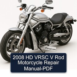 2008 Harley Davidson Vrsc HD V Rod Motorcycle Service Repair Workshop Manual PDF