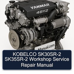 Yanmar 4 BY 2 Kobelco Sk30sr-2 Sk35sr-2 Service Repair Workshop Manual PDF