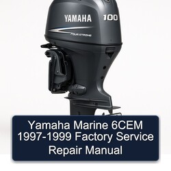 1997-1999 Yamaha Marine 6CEM Service Repair Workshop Manual PDF