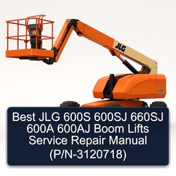 Best JLG 600S 600SJ 660SJ 600A 600AJ Boom Lifts (p/n-3120718) Service Repair Workshop Manual PDF
