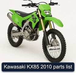 2010 Kawasaki KX Series KX85 Parts Catalog PDF