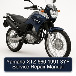 1991 Yamaha XTZ Models 660 3YF Service Repair Workshop Manual PDF