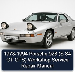 1978-1994 Porsche 928 (s S4 Gt Gts) Service Repair Workshop Manual PDF