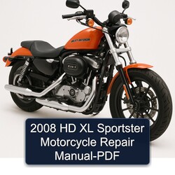 2008 Harley Davidson Sportster HD XL Motorcycle Service Repair Workshop Manual PDF