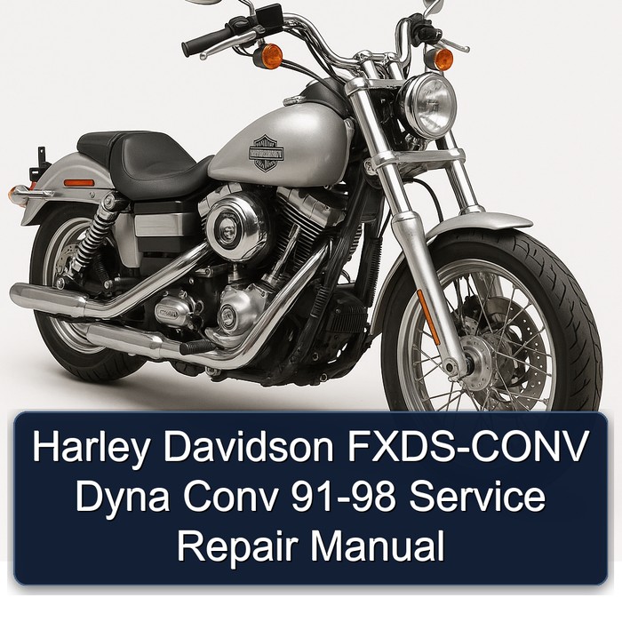 Harley 91-98 Davidson Model 125 FXDS-CONV Dyna Conv Service Repair Workshop Manual PDF