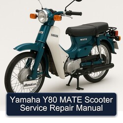 Yamaha Y80 Mate Scooter Service Repair Workshop Manual PDF