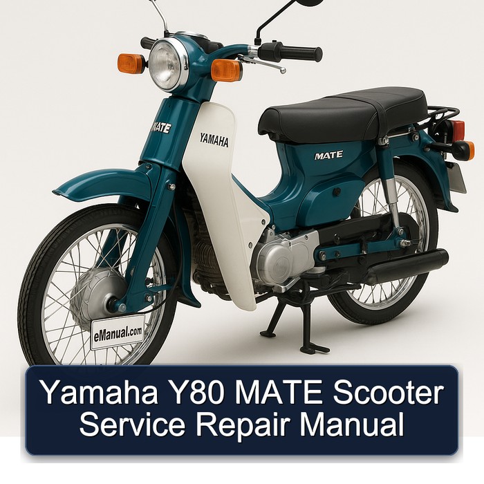 Yamaha Y80 Mate Scooter Service Repair Workshop Manual PDF