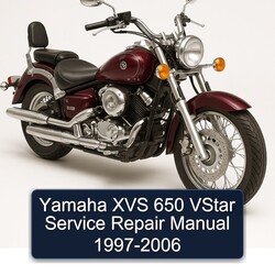 1997-2006 Yamaha XVS Models 650 Vstar Service Repair Workshop Manual PDF