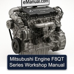 Mitsubishi 4 M Series Mitsubushi Engine F8QT Service Repair Workshop Manual PDF