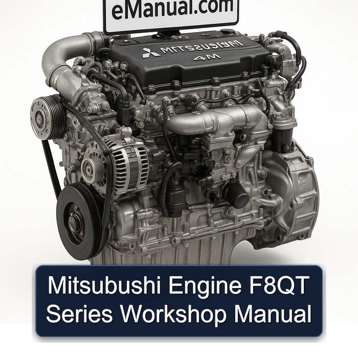 Mitsubishi 4 M Series Mitsubushi Engine F8QT Service Repair Workshop Manual PDF