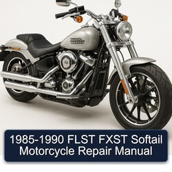 1985-1990 Harley Davidson Softail Flst Fxst Motorcycle Service Repair Workshop Manual PDF