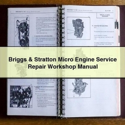 Briggs Stratton Micro Engine Service Repair Workshop Manual PDF