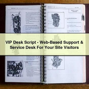 VIP Desk Script-web-based Support Your Site Visitors Service Repair Workshop Manual PDF