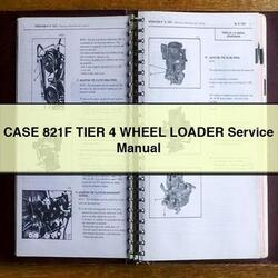 Case 821F Tier 4 Wheel Loader Service Repair Workshop Manual PDF