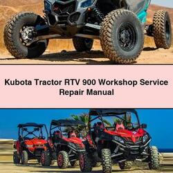 Kubota Tractor RTV 900 Service Repair Workshop Manual PDF