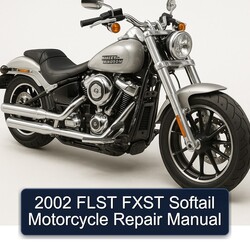 2002 Harley Davidson Softail Flst Fxst Motorcycle Service Repair Workshop Manual PDF