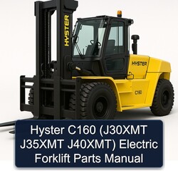 Hyster C160 (j30xmt J35XMT J40xmt) Electric Forklift Parts Catalog PDF