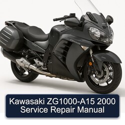 2000 Kawasaki Concours Models Zg1000-a15 Service Repair Workshop Manual PDF