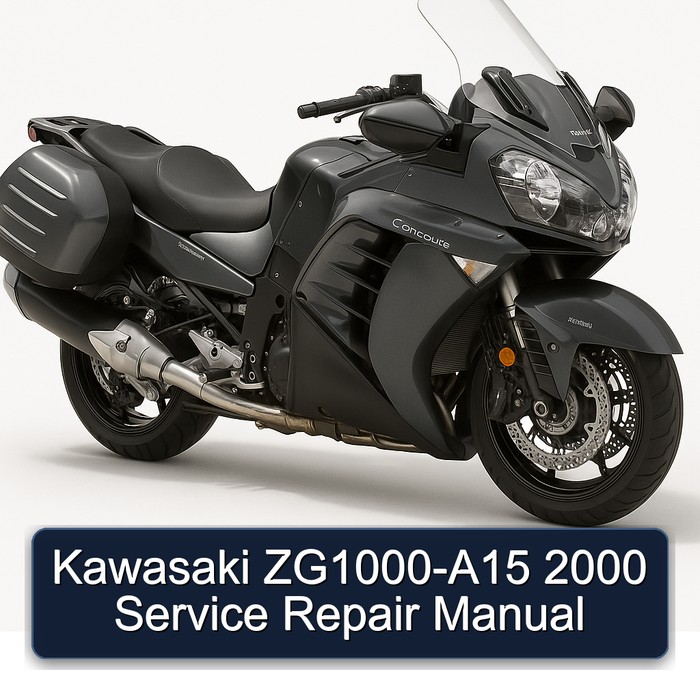 2000 Kawasaki Concours Models Zg1000-a15 Service Repair Workshop Manual PDF