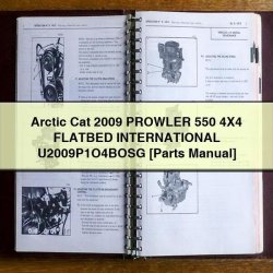 2009 Arctic CAT Prowler 550 4x4 Flatbed International U2009p1o4bosg [parts ] Parts Catalog PDF