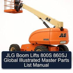 JLG Boom Lifts 800S 860SJ Global Illustrated Master Parts Catalog PDF
